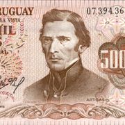 Uruguay 5 Nuevos Pesos on 5000 Pesos P 57 1975 UNC