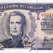 Uruguay banknote 50 pesos (1967) P-46 ... UNC