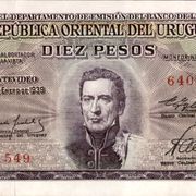 Uruguay 10 Pesos 1939 UNC