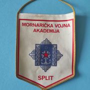 JRM - MORNARIČKA VOJNA AKADEMIJA (SPLIT) stara zastavica * JNA Jugoslavija