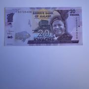 Novčanica Zambia 20 kwacha UNC