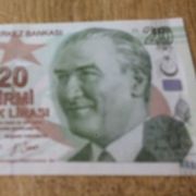 TURSKA 20 lira UNC