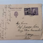 Stara dopisnica putovala iz Švedske u Italiju 1936. godine