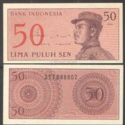 INDONESIA - 50 SEN - 1964 - UNC