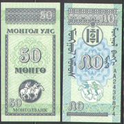 MONGOLIA - 50 MONGO - ND1993 - UNC