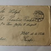 Zanimljiva omotnica pisma putovala iz Austrije u Italiju 1923. godine