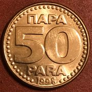 JUGOSLAVIJA 1998 - 50 PARA