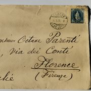 Omotnica pisma putovala 1901.godine iz Švicarske u Italiju