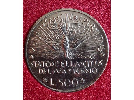 Monnaie, Cité du Vatican, Sede Vacante, 500 Lire, 1978, Roma Monnaie, Cité du Vatican, Sede Vacante, 500 Lire, 1978, Roma