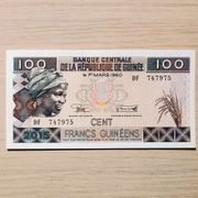 GUINEE 100 FRANCS 1960 UNC