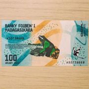MADAGASKAR 100 ARIARY UNC