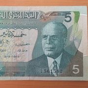 Tunis 5 dinara  1972