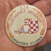 028 124. Vukovarska Brigada - koristeno kao prsna oznaka