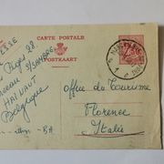 Dopisnica putovala iz Belgije u Italiju 1955. godine