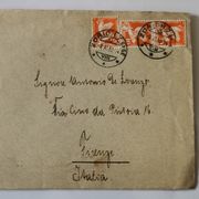 Omotnica pisma putovala iz Švicarske u Italiju 1932. godine
