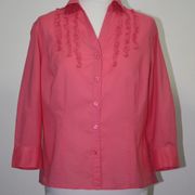 Caribbean Joe košulja koraljno roze boje/volančići, vel. M/40