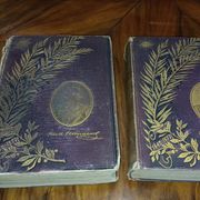 2 antikne masivne knjige