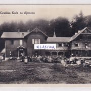 ZAGREB - SLJEME - GRADSKA KUĆA - stara razglednica , putovala
