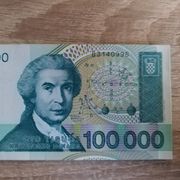 100 000 dinara Hrvatskih