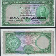 MOZAMBIK,MOZABIQUE,100 ESCUDOS 1976 AUNC-KUPI ODMAH!!