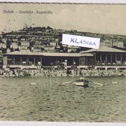 SUŠAK - GRADSKO KUPALIŠTE - stara razglednica , putovala 1929.g.