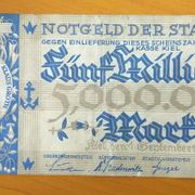 Njemačka Kiel 5 miliona maraka  1923