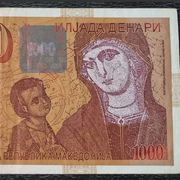 MAKEDONIJA 1000 DINARA (2003.) (M)