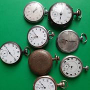 Lot džepnih satova za popravak ili dijelove