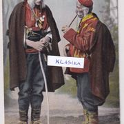 DALMATINSKA NARODNA NOŠNJA - LJUDI - stara razglednica 1915.g PREDOLIN ARBE