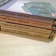 Slobodan Prosperov Novak: Povijest hrvatske književnosti 1-4 komplet ☀