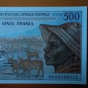 Gabon 500 franaka UNC
