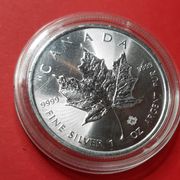 Srebro - Canada - Javorov list - 1 oz - invest.srebro - 999/1000