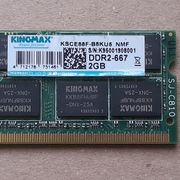 KSCE88F-B8KU5 NMF - 2GB. DDR2  // RAM 20.