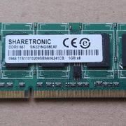 Sharetronic RAM Memory 1GBx8 DDRII 667 // RAM 33.