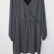 LH by La Halle haljina/tunika crno-bijele boje/uzorak, vel. L/XL