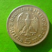 Germany - 2 Reichs mark 1936 A (Paul von Hindenburg) - Srebro