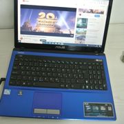 Laptop Asus K53e plavi,radi odlicno i brzo,dolazi bez punjaca,Windowsi 10