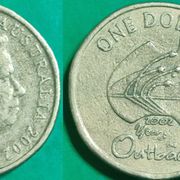 Australia 1 dollar, 2002 Year of the Outback ***/