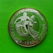 Canada - 1 Dollar 1983 - Elizabeth II World University Games - Srebro (500)