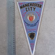 Zastavica velika  Manchester Cityiz 1970g raritet original