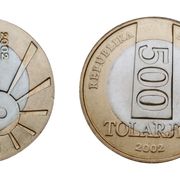 Slovenija 500 Tolarijev 2002 ili 03 ili 04 ili 05