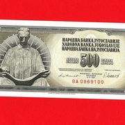 SFRJ, 500 Dinara, UNC