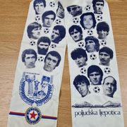 Hajduk, svileni šal, 1980.g.