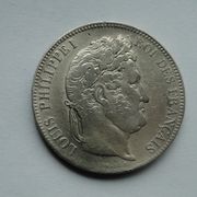 1832 D France - 5 Francs - Louis-Philippe I  srebro