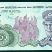 1000 dinara 1980 - Tito - Neizdata - UNC