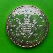 Canada - 1 Dollar 1971 - British Columbia - Srebro (23,30 gr.)