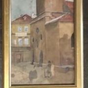 Stari Zagreb - originalni akvarel