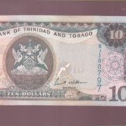 TRINIDAD I TOBAGO 10 DOLLARS 2008  UNC