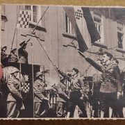 N.D.H. ☆ VOJNA PARADA U ZAGREBU ☆ 1941./ Foto. Serija br. 157 ☆ Aukcija 1 €