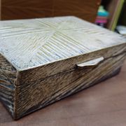 Stara mesingano-drvena kutija za nakit